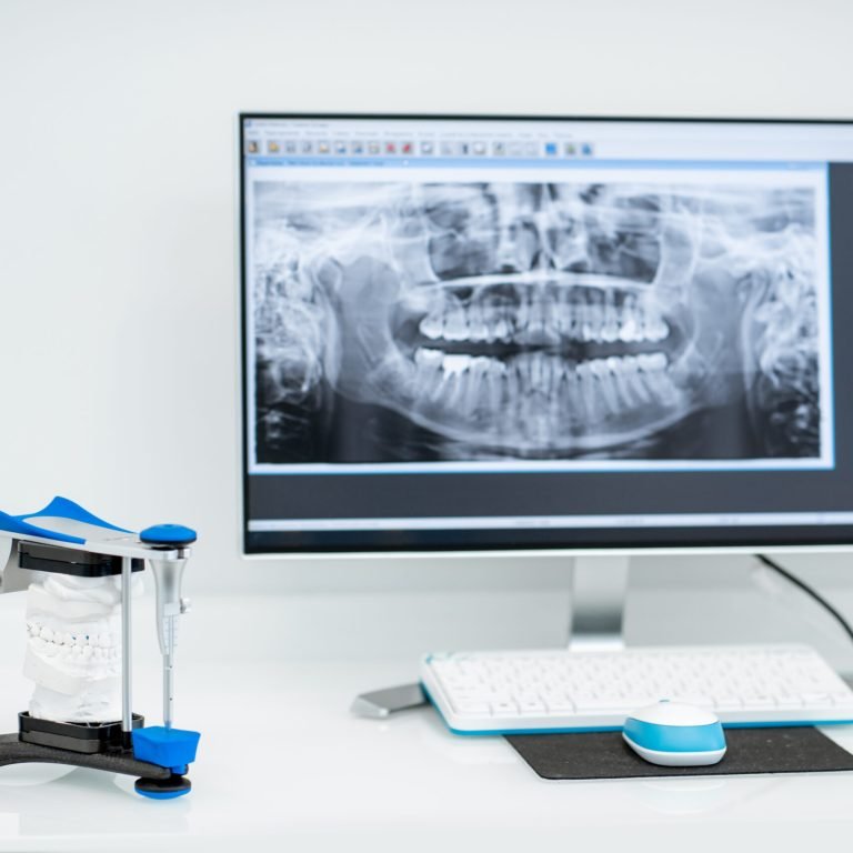 Working place in the dental office